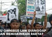 Buruh dan Mahasiswa di Yogyakarta Gelar Aksi Tolak RUU Omnibus Law