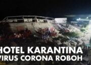 Hotel Tempat Karantina Virus Corona di China Roboh