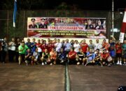 Kanwil Kemenkumham Bersama Polda Kalteng Pererat Sinergi Melalui Olahraga