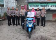 Peduli Disabilitas, Dirlantas Polda Kalteng Beri Hadiah Sepeda Motor Difabel