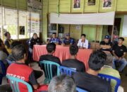 Personel KP XVIII – 2001 Ditpolairud  Ajak Masyarakat  Desa Marawan Lama Berpartisipasi Jaga Kamtibmas