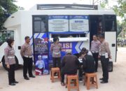 Permudah Perpanjangan SIM Ditlantas Polda Kalteng Gelar SKETSA di Desa Bukit Rawi