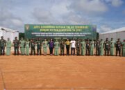 Danrem 102/Pjg Ikuti Apel Komandan Satuan TNI AD Tersebar Kodam XII/Tanjungpura Tahun 2023