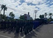 Demo Ormas TBBR Di Kantor Bupati Kotim, Ditpolairud Back up Polres Kotim