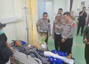Peduli Korban Kecelakaan Lalu Lintas, Ditlantas Jenguk Korban Di RS