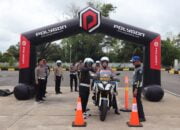 Meriahkan Hari Bhayangkara Ke-77 2023, Ditlantas Polda Kalteng Gelar Lomba Safety Riding