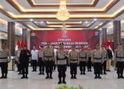 Dipimpin Kapolri, Kapolda Kalteng Ikuti Upacara Pemuliaan Nilai Nilai Tribrata Secara Virtual