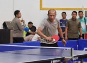 Semarakkan HUT Bhayangkara ke-77, Polda Kalteng Gelar Kejuaraan Tennis Meja Kapolda Cup 2023