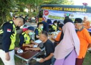 Lebih Dekat Dengan Masyarakat, Rumkit Bhayangkara Adakan Cek Kesehatan Gratis Di CFD Kota Palangka Raya