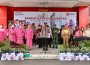 Jelang Hari Bhayangkara, Polda Kalteng dan Jajaran Gelar Bakti Sosial dan Bagikan 14.000 Paket Bansos