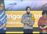 Polwan Polda Kalteng Raih Penghargaan Polisi Berdedikasi di Hoegeng Awards 2023