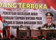 Dilaksanakan Secara Transparan, 660 Peserta Lolos Seleksi Bintara TA 2023