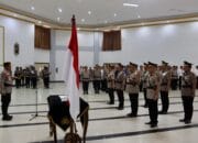 Sertijab Dipimpin Kapolda Kalteng, 4 Pejabat Utama Resmi Berganti
