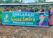 Dianggap Pro  Rakyat, Poktan Budi sejahtera Deklarasi Dukung Gusmin Sebagai Presiden