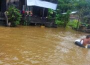 Walau Mulai Surut, Sekdes Tanjung Rendan Himbau Warganya Tetap Waspada