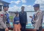 Minimalisir Pelanggaran  Dan Laka Air, Personel Ditpolairud Melaksanakan Patroli Dialogis Di Das Mentaya