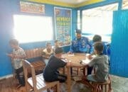 Siswa – siswi SDN Tanjung Perawan Kunjungi Pondok Baca Mako Perwakilan Das Kahayan Bahaur