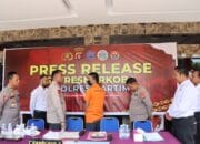 Polres Bartim Berhasil Mennagkap Pengedar Sabu