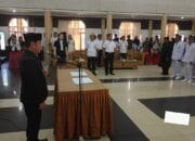 Bupati Bartim Ampera AY Mebas Melantik 84 Kepala Desa