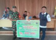 Kades Supang Salurkan BLT-DD Tahap-III Pada 59 Orang KPM