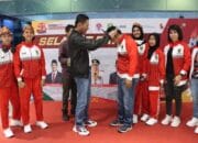 Kontingen POPNAS Kalteng Disambut Hangat di Bandara Internasional Sultan Mahmud Badaruddin II Palembang