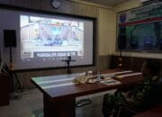 Korem 102/Pjg Ikuti Paparan Kesiapam Giat TMMD ke 118 Th 2023