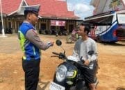 Operasi Zebra 2023 Satlantas Polres Bartim Hanya Lakukan Teguran