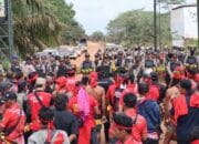 Karyawan Unjuk Rasa di PT SCP-1 Sebangau Kuala, Kapolres Pulpis Pimpin Langsung Pengamanan