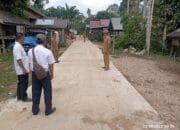Tim Monev Kecamatan Kapuas Hulu, Tinjau Pekerjaan Desa Katanjung
