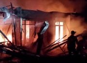 Rumah Dinas Aset Pemkab Barito Utara Terbakar di Puruk Cahu
