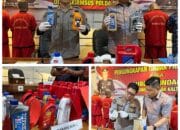 Ditreskrimsus Polda Kalteng Amankan 5 Tersangka Perdagangan Oli Palsu