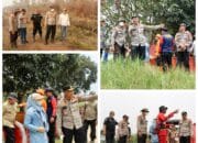 Wakapolda Kalteng Turun Langsung Tanggulangi Kebakaran Lahan di Pulang Pisau