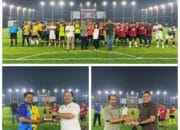 Turnamen Mini Soccer Antara Polri Dan Insan Pers, Humas Polda Kalteng Juara