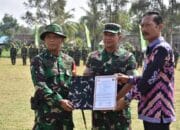 Danrem 102 Panju Panjung Tutup TMMD Reguler Ke-118 Di Desa Sidorejo