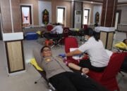 Bidhumas Polda Kalteng Gelar Donor Darah Untuk Masyarakat
