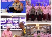 Peringatan HKGB Ke-71 Secara Virtual, Polda Kalteng Gelar Syukuran Potong Tumpeng