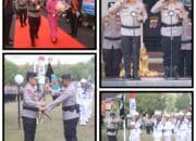 Sambut Kapolda Irjen Pol. Drs. Djoko Poerwanto, Polda Kalteng Gelar Apel Welcome And Farewell Parade