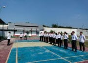 Kepala Sub Seksi Admisi dan Orientasi Lapas Sukamara Ajak Pegawai Tingkatkan Kedisiplinan dan Budaya Malu dalam Apel Pagi