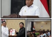 Wagub Edy Pratowo Serahkan Naskah Rancangan APBD Provinsi Kalteng TA 2024 Kepada Pimpinan DPRD Kalteng