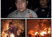 Warga Dibuat Geger, 1 Unit Rumah dan Barak 3 Pintu Ludes Dilalap Api