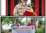Ancaman Karhutla, Polres Barsel Giat Sosialisasi Larangan Bakar Lahan