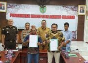 Polres Barsel Bersama Pemkab Gelar Mediasi Warga Desa Palurejo Dan PT. Mutu