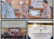 Raih Prestasi Kembali, Polres Barsel Predikat Pertama Satker Dengan Capaian Ikpa Terbaik T.A. 2023