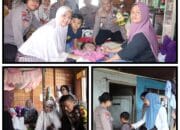 Pindah Tugas, Kapolres Barsel Bersama Ketua Bhayangkari Kunjungi anak Asuhnya
