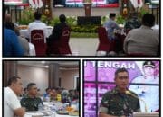 Danrem 102 Brigjen TNI Iwan Rosandriyanto Hadiri Rilis Akhir Tahun 2023 Polda Kalteng