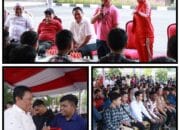 Penyerahan Bansos, Ini Pesan Gubernur Sugianto Sabran Kepada Mahasiswa di Kalteng