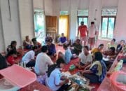 Kader Kesehatan Rahung Bungai Aktif Gelar Posyandu Lansia