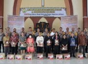Keluarga Besar Kristiani Polres Pulang Pisau Rayakan Natal di Gereja Viktoria