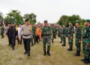 Korem 102/Pjg Gelar Apel Pasukan Kesiapsiagaan Penanggulangan Bencana Tahun 2023 di Wilayah Kalteng