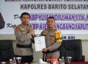 Rangkaian Farewell Parade Pejabat Kapolres Barsel Yang Lama diwarnai Suasana Haru